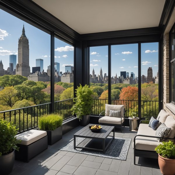 Est-il possible de louer un penthouse à New York avec une terrasse surplombant Central Park?